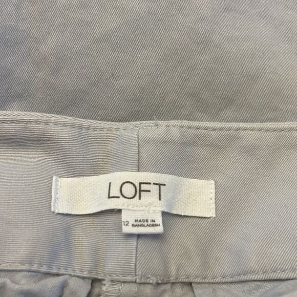 Loft light gray shorts The Riviera short Size 12 EUC - Picture 6 of 8
